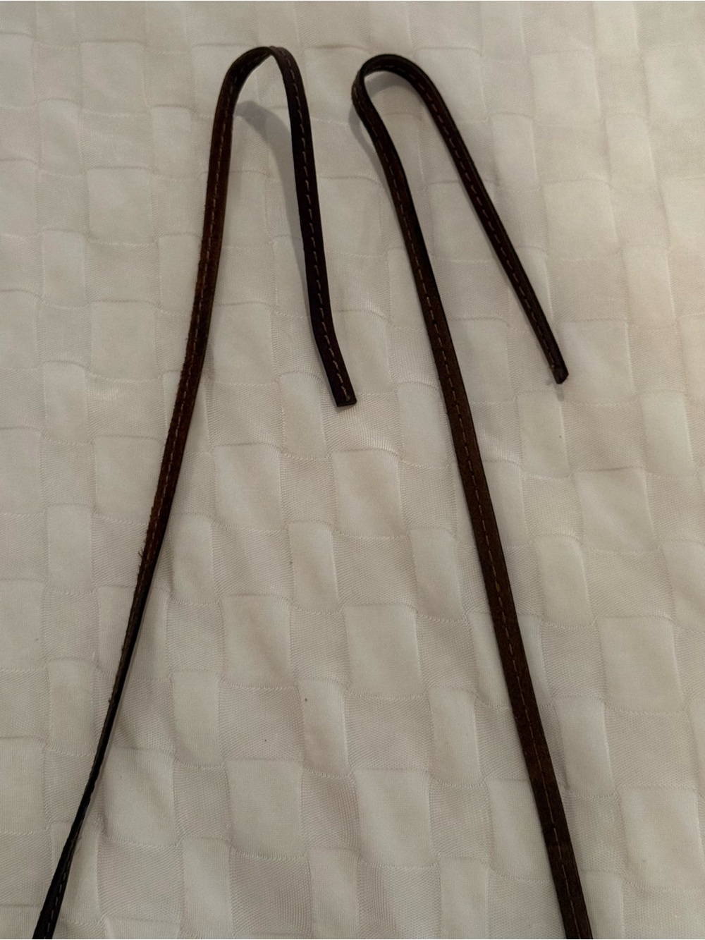 Vintage Genuine Leather 2 Bottle Wine Carrier Cognac Brown w/ Divider And Strap - Picture 11 of 16